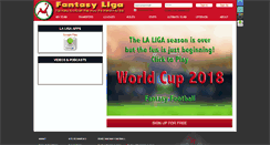 Desktop Screenshot of fantasy-liga.com